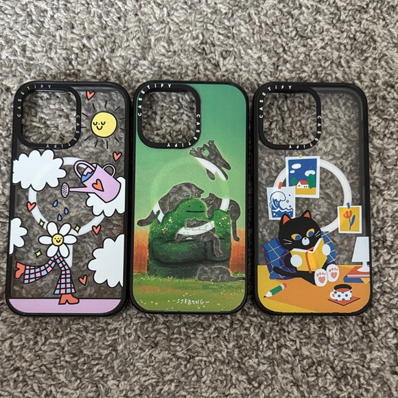 Casetify Colorful Cartoon Phone Case Trio for IPHONE 15 PRO MAX